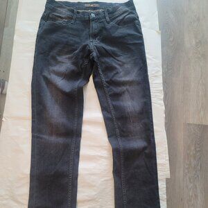 Ring Of Fire Washed Black Slim Fit Jeans Size 30x32 Pre-Owned Great Condition